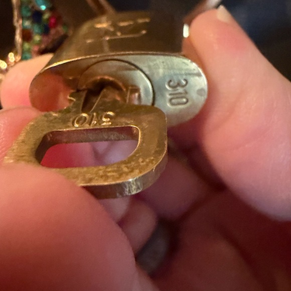 Louis Vuitton Damier Ebene Tote with Red Interior and Gold Hardware - Picture 3 of 15